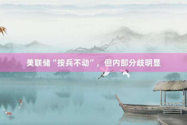 美联储“按兵不动”，但内部分歧明显
