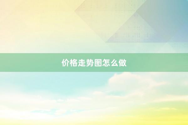 价格走势图怎么做