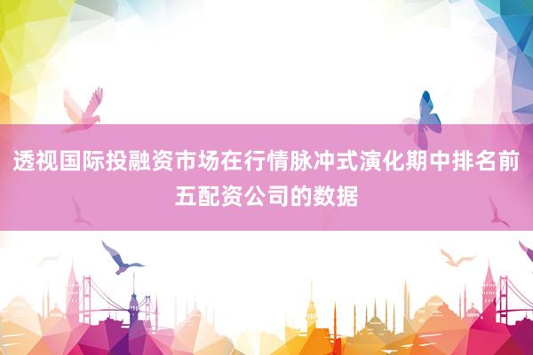 透视国际投融资市场在行情脉冲式演化期中排名前五配资公司的数据